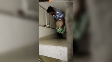 Desi nurse and ward boy caught fucking in toilet