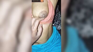 Tamil wife boobs pressing and doggy shot sex video