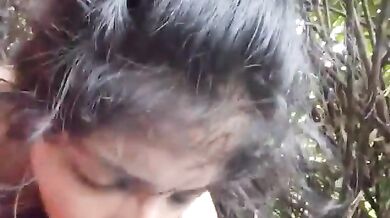 Young tamil girl sexy jungle blowjob video
