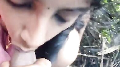Young tamil girl sexy jungle blowjob video