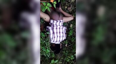 Young telugu girl threesome jungle sex video with clear audio