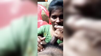 Charismatic blowjob by hot tamil girlfriend
