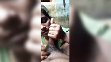 Charismatic blowjob by hot tamil girlfriend