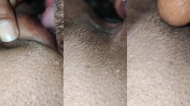 Horny husband pussy licking and clitoris eating video