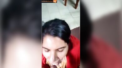Kannada bhabhi giving quick blowjob to padosi guy
