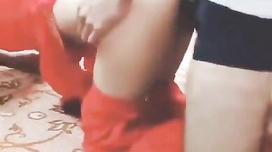 Desi bhatiji and uncle fucking in doggy (big cock and hindi audio)