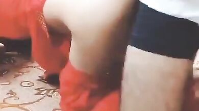 Desi bhatiji and uncle fucking in doggy (big cock and hindi audio)