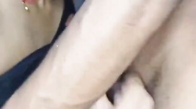 Village callgirl aunty wet blowjob and boobs fucking with client