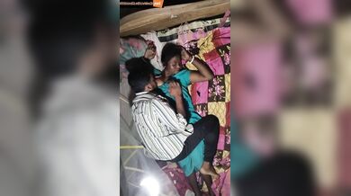 Tamil village lady and lover's secret sex film