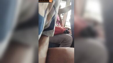Mallu aunty boobs pressing by co passenger in bus