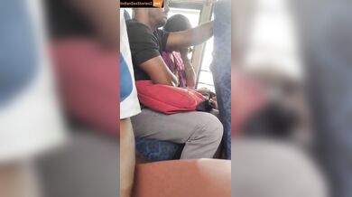 Mallu aunty boobs pressing by co passenger in bus
