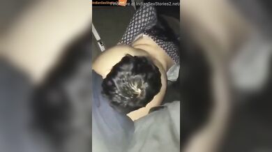 Chhinal punjabi aunty ass licked on the car backseat