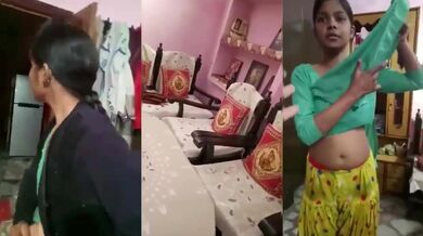 Young punjabi girl showing kunwari fuddi in home mms video