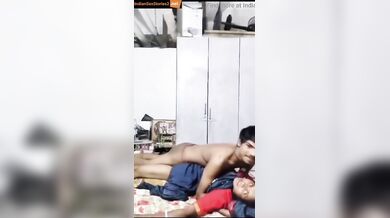 Adivasi lady fucking young cock in front of her husband