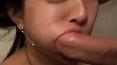 Sexy nepali callgirl taking big american cock in mouth