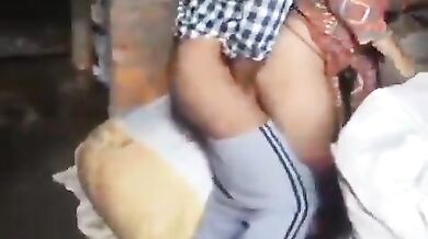 Indian sister brother fucking in store room