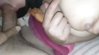 Bhabhi sucks boss’s cock and taked cumshot in mouth