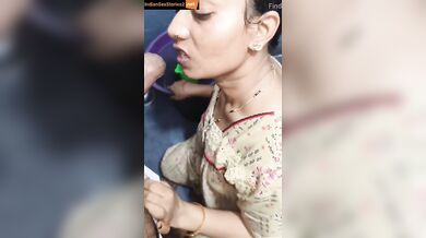 Desi cheating Bhabhi sucking and fucking society chairman
