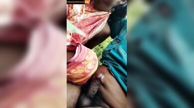 Adivasi lady with hairy pussy fucking in jungle and bedroom