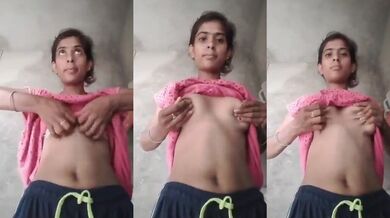 Young and eager Rajasthani Bhabhi showing hairy pussy live