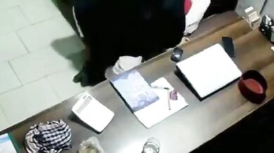 Big gaand hijabi kamwali banged in hotel CCTV footage