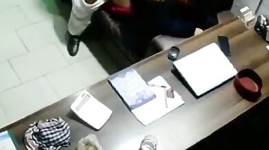 Big gaand hijabi kamwali banged in hotel CCTV footage