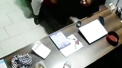 Big gaand hijabi kamwali banged in hotel CCTV footage