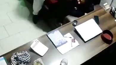 Big gaand hijabi kamwali banged in hotel CCTV footage