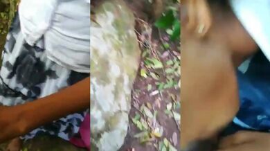 Hot kannada college girl sucking black cock outdoor