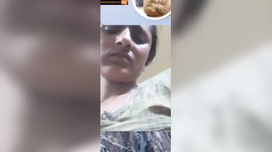 Rajasthani muslim Bhabhi showing nipples in video call