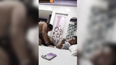 Bhabhi and her lover's xxx fucking mms