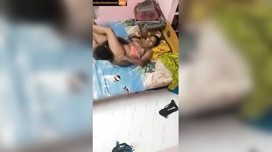 Young man licking tamil woman's pussy