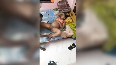 Young man licking tamil woman's pussy