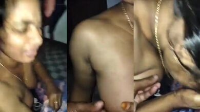 Mallu husband biting wife's nipples in home mms