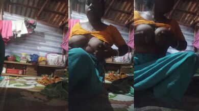 Tanker boobs village housewife pussy fingering video