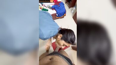 Very hot Malayali Bhabhi sucks and takes in doggy pose