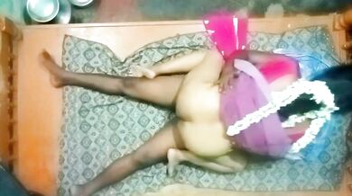 Tamil wife riding on hubby cock (caught in fan cam)