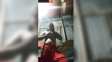 Aroused Bhabhi fucking chut with toothbrush and brinjal