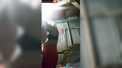 Aroused Bhabhi fucking chut with toothbrush and brinjal