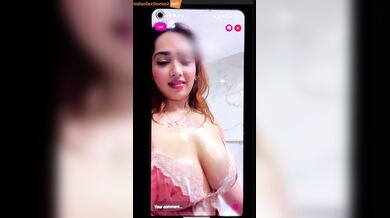 Aditi mistry big boobs viral video (live chat)