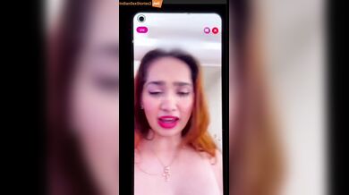 Aditi mistry big boobs viral video (live chat)