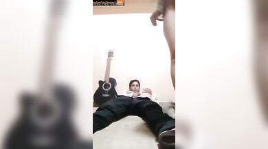 Beautiful Indian girl riding on boyfriend’s big cock