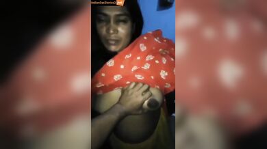 Dehati widow mami papaya sized boobs pressing video