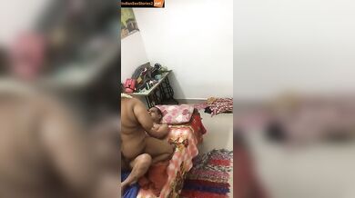 Big ass telugu lady riding mature uncle