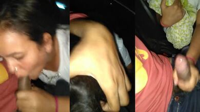 Randi aunty deep sucking in car mms