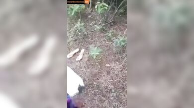 Tamil aunty and lover outdoor video with clear audio