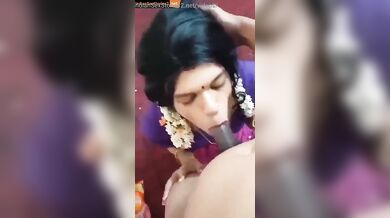 South Indian cross dresser cock sucking mms