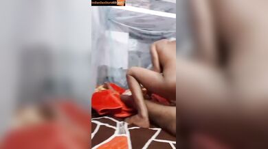 Desi husband wife fucking in mosquito net