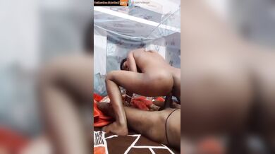 Desi husband wife fucking in mosquito net