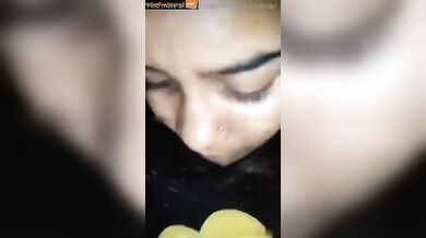 Hairy pussy cousin girl riding with smile!